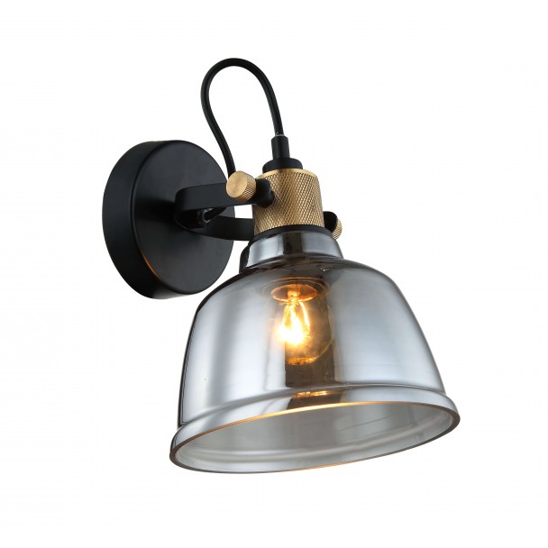 Industrial copper interior wall light - Linz
