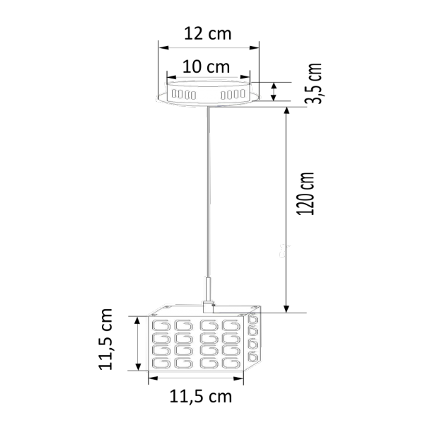 Contemporary Pendant Light - Black Belfast Collection