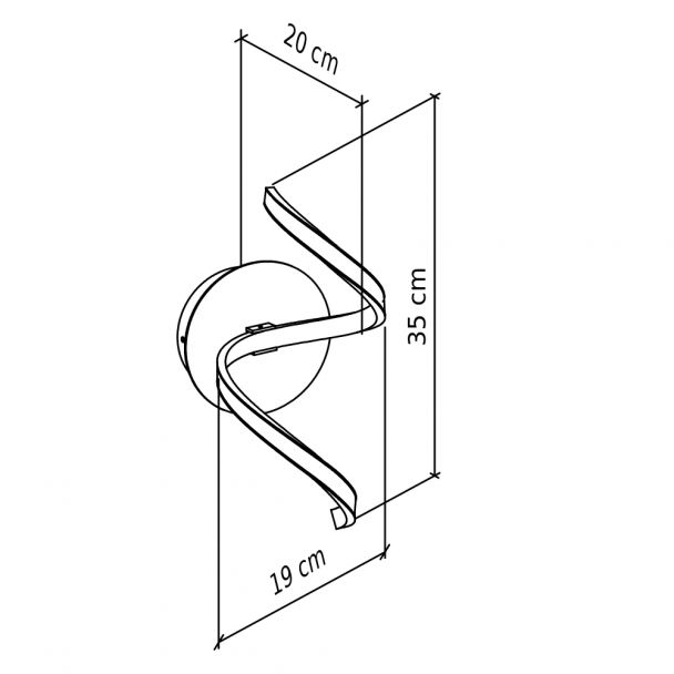 soft wall light sconce - Vortex