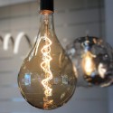 pendant light vintage amber 