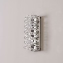 chrome spiral wall luminaire - Memphis