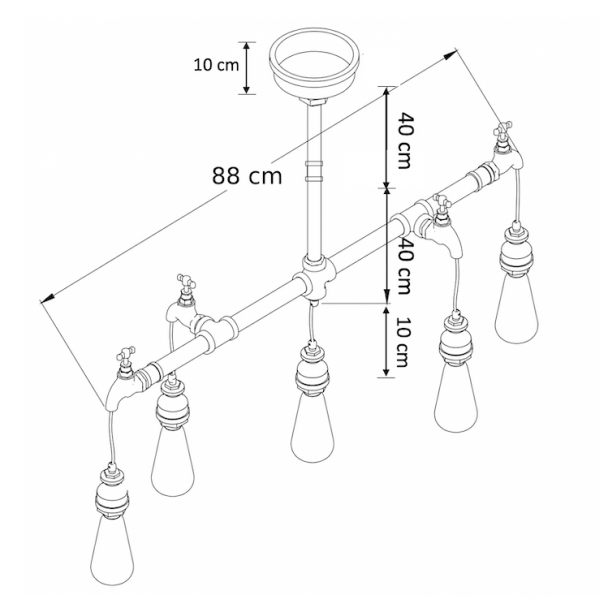 pendant light vintage - Neptune