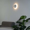 LED wall light with swivel reading light