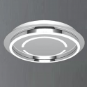 Two-ring LED ceiling light