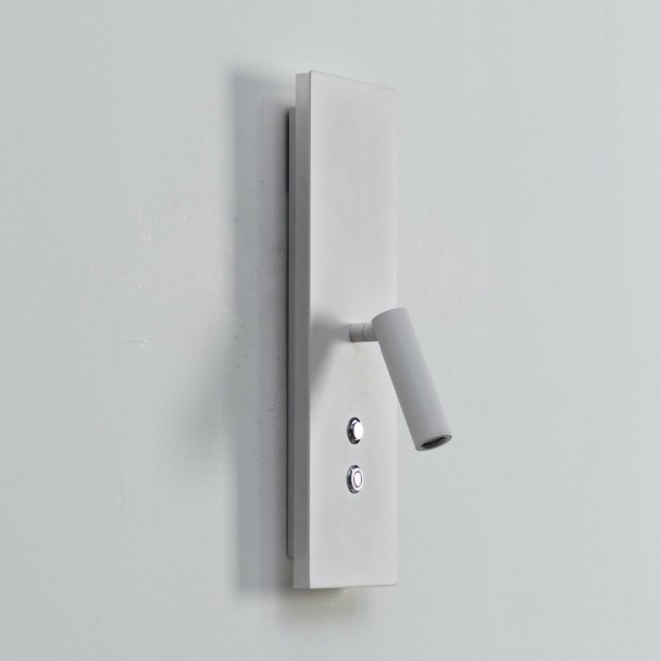 LED wall light with USB port