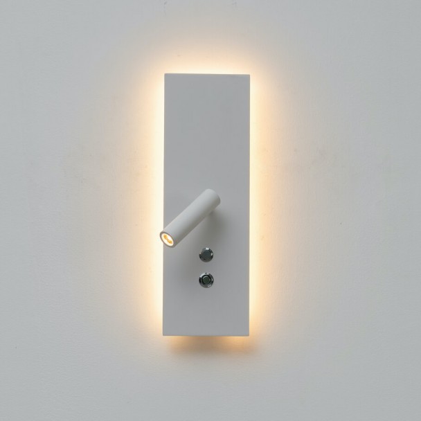 Rectangle white LED wall light