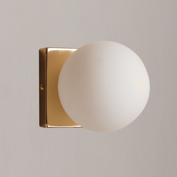 Small glass ceiling or wall light