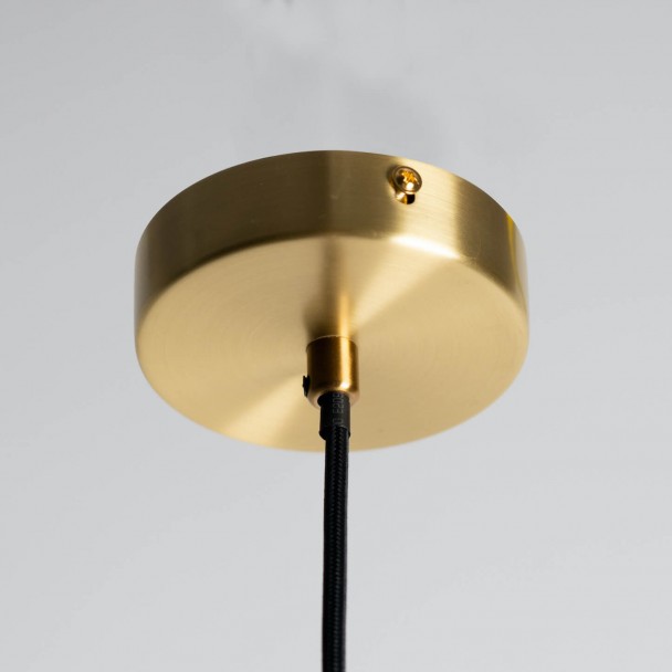 Contemporary glass pendant light