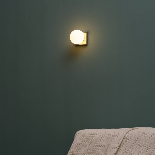 Trendy wall lighting in glass