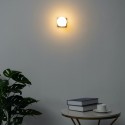 Glass wall Light fixture with gold base