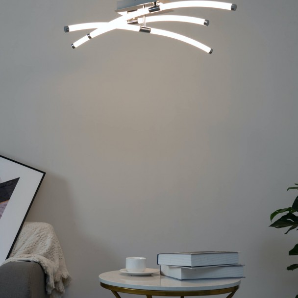 Ultra design ceiling light with LED arm