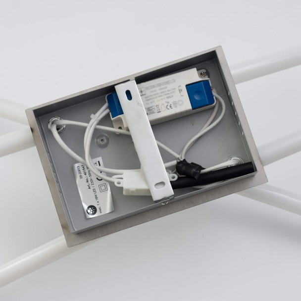 Ceiling light with white LED tubes