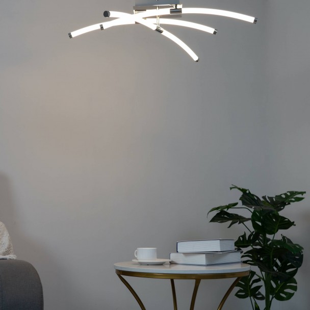 Ceiling light with design tube