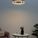 Double circle LED ceiling light