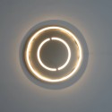 Nickel metal ceiling light
