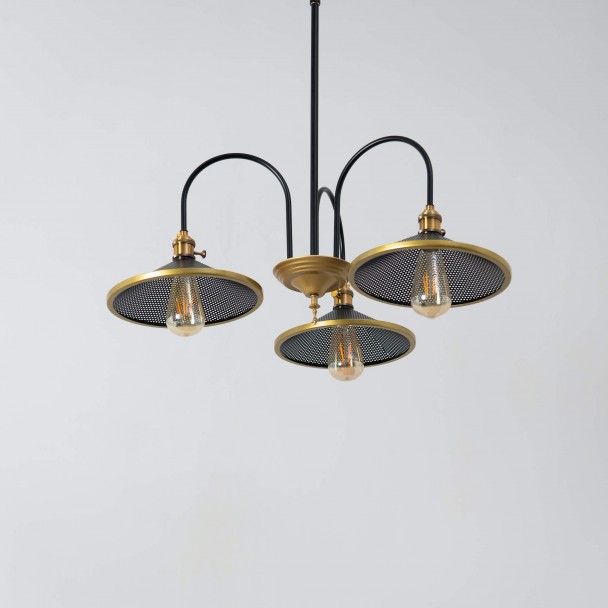 Very decorative brown hanging light