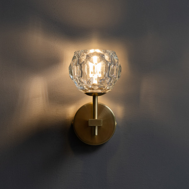 Ultra modern glass wall light