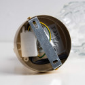 Discreet glass wall light