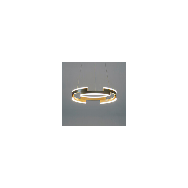 Bright gold pendant light