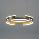 Bright gold pendant light