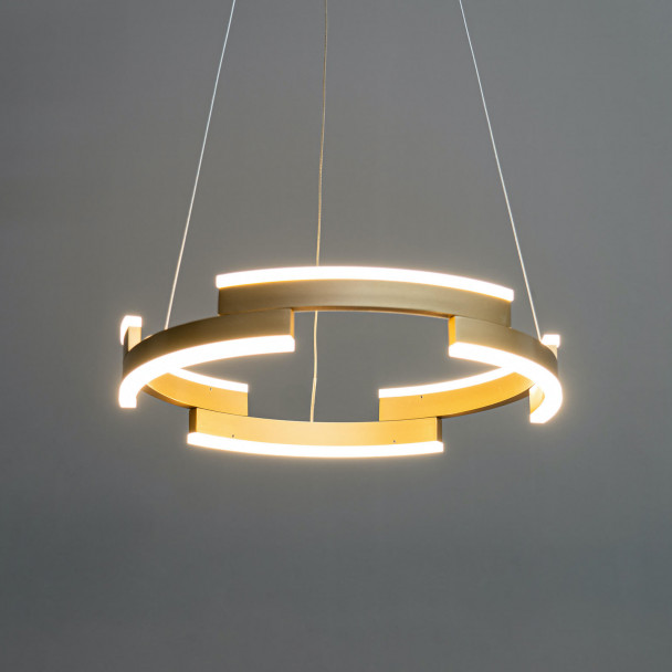Modern Pendant light in gold finish