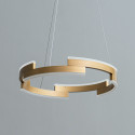 Golden pendant light for modern interiors