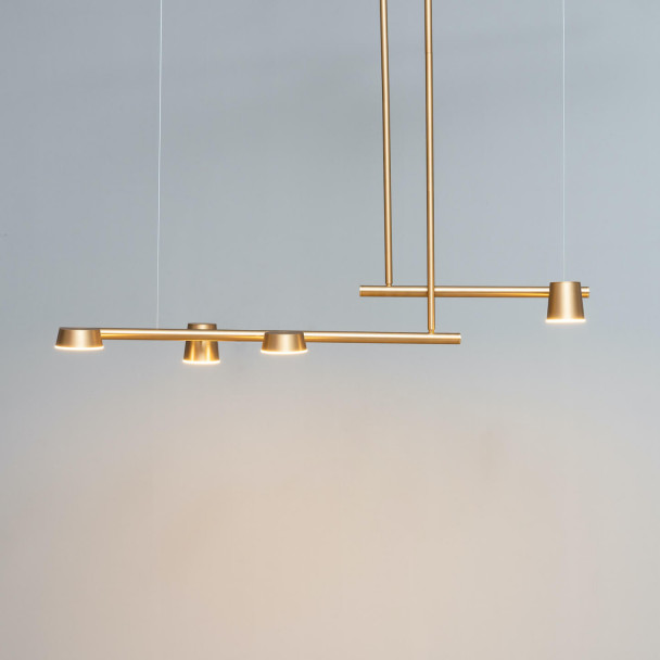 Double vertical bar Light fixture