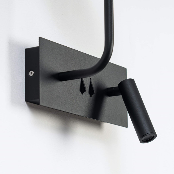 Wall light with switch