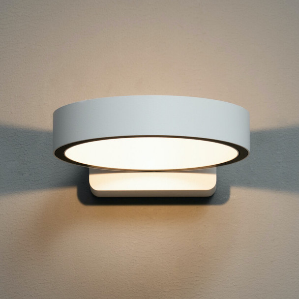 White ultra design wall light