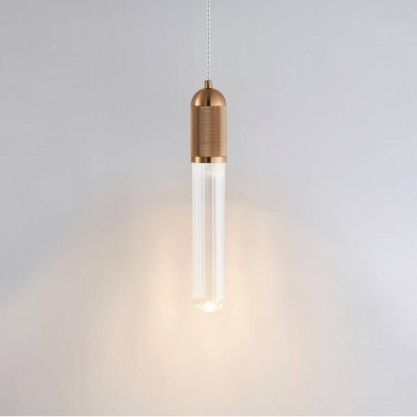 pendant light lamp in shiny brass finish