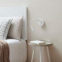 White wall lamp with switch