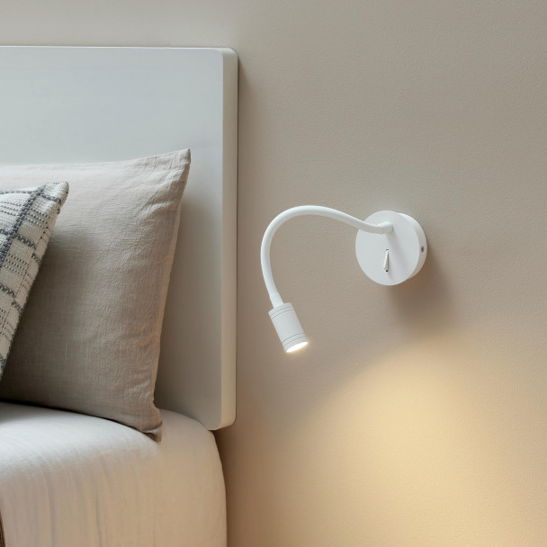 White LED wall lamp