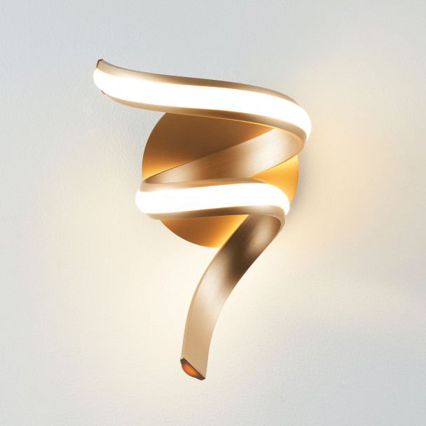 IP20 gold LED wall lamp