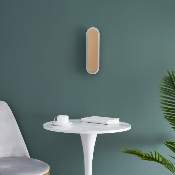 Integrated LED wall light