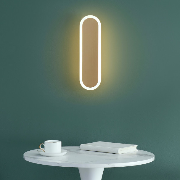 Slim LED wall lamp