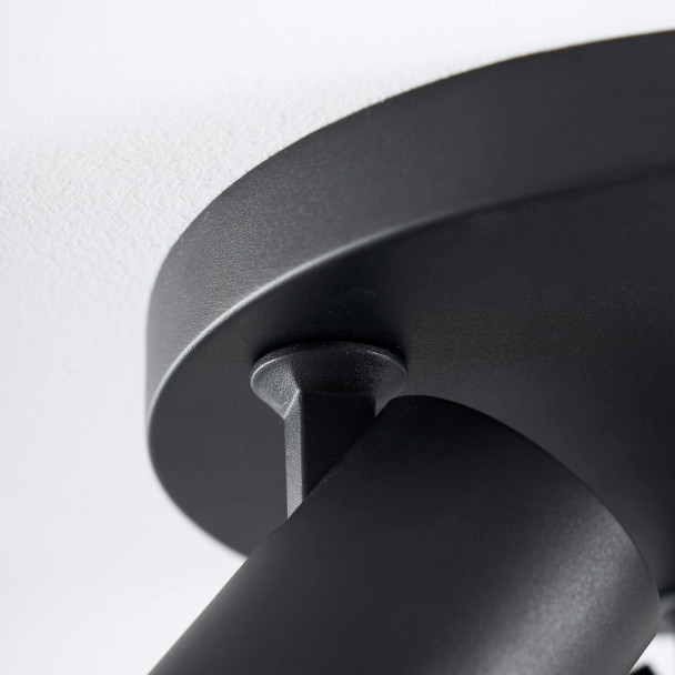 Pure black ceiling light