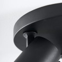 Pure black ceiling light