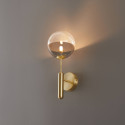 Glass torch-style wall light - Armela