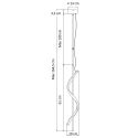 LED hanging lamp - Lybella