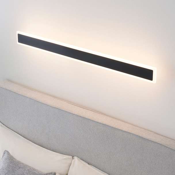 Black wall lamp 103 cm - Mattea