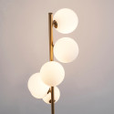 Design floor lamp in glass