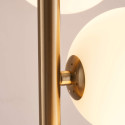 Black and white floor lamp