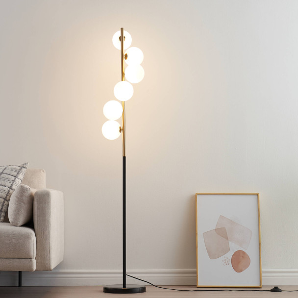 low price glass floor lamp - Sierra