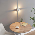 Small white outdoor wall light - Joia