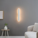 Long white wall light - Mattea
