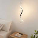 Black LED hanging lamp - Lybella