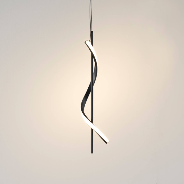 LED swirl pendant light - Lybella