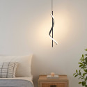Wave black pendant lamp - Lybella