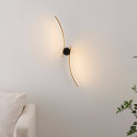 Double curved designer wall light - Mallow