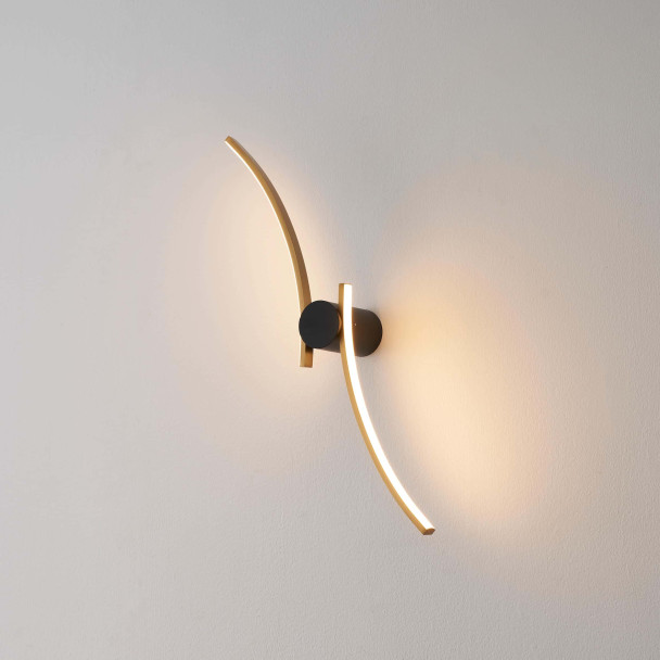 Wall light with round screw-on base - Mallow